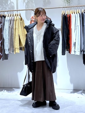 「アイテム（その他アウター）」を使った、おかえりさん（レディース・153cm・40代）の秋コーディネート