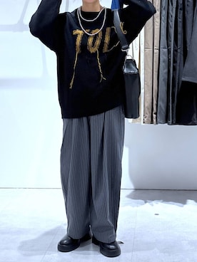 「アイテム（サンダル）」を使った、おかえりさん（レディース・153cm・40代）の秋コーディネート