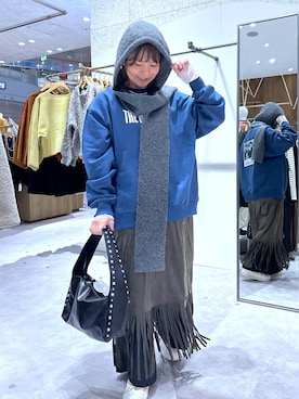 「LEPSIM（レプシィム）のアイテム（Tシャツ/カットソー）」を使った、おかえりさん（レディース・153cm）の秋コーディネート