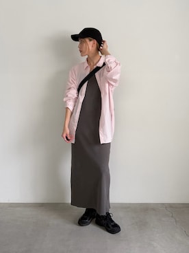 「select MOCA（セレクトモカ）のアイテム（トップス）」を使った、asamiさん（レディース・163cm）の春コーディネート