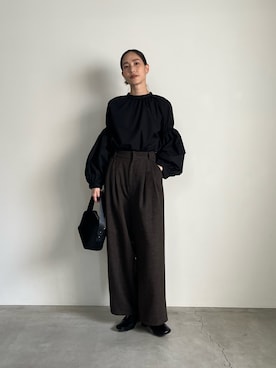 「select MOCA（セレクトモカ）のアイテム」を使った、asamiii425さん（レディース・163cm）の秋コーディネート