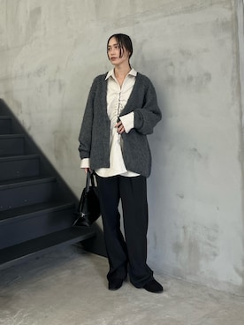 「select MOCA（セレクトモカ）のアイテム（シャツ/ブラウス）」を使った、asamiさん（レディース・163cm）の秋コーディネート