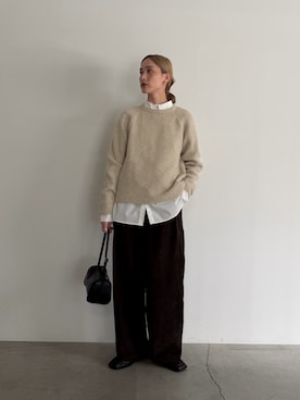 「select MOCA（セレクトモカ）のアイテム」を使った、asamiさん（レディース・163cm）の秋コーディネート