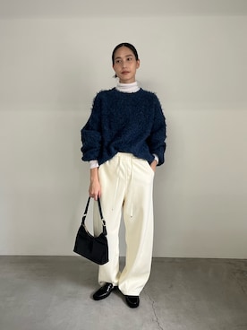 「select MOCA（セレクトモカ）のアイテム（ローファー）」を使った、asamiii425さん（レディース・163cm）の秋コーディネート