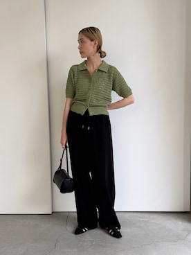 「select MOCA（セレクトモカ）のアイテム（パンツ）」を使った、asamiさん（レディース・163cm）の春コーディネート