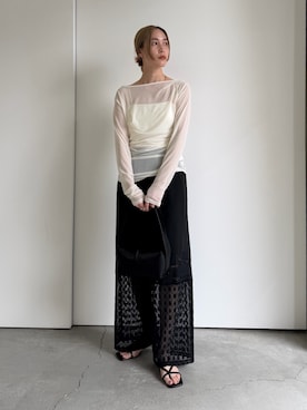 「select MOCA（セレクトモカ）のアイテム（バッグ）」を使った、asamiさん（レディース・163cm）の春コーディネート