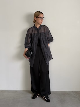 「select MOCA（セレクトモカ）のアイテム（トップス）」を使った、asamiさん（レディース・163cm）の春コーディネート