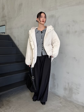 「select MOCA（セレクトモカ）のアイテム」を使った、asamiさん（レディース・163cm）の冬コーディネート