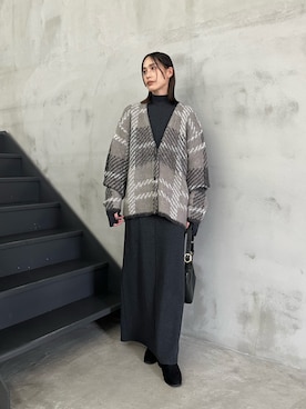 「select MOCA（セレクトモカ）のアイテム（ブーツ）」を使った、asamiさん（レディース・163cm）の秋コーディネート