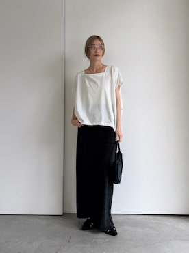 「select MOCA（セレクトモカ）のアイテム（バッグ）」を使った、asamiさん（レディース・163cm）の夏コーディネート