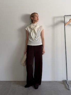 「select MOCA Et（セレクトモカエト）のアイテム」を使った、asamiさん（レディース・163cm）の夏コーディネート