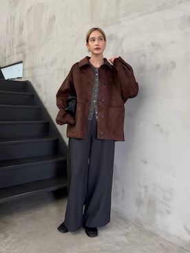「select MOCA（セレクトモカ）のアイテム」を使った、asamiさん（レディース・163cm）の秋コーディネート