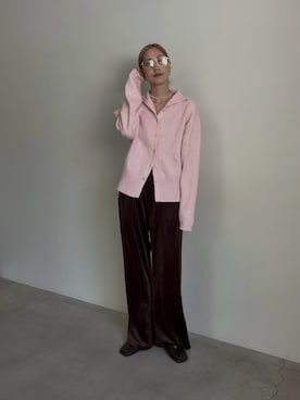 「select MOCA（セレクトモカ）のアイテム（パンツ）」を使った、asamiさん（レディース・163cm）の秋コーディネート