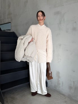 「select MOCA by son（セレクトモカバイソン）のアイテム」を使った、asamiさん（レディース・163cm）の冬コーディネート