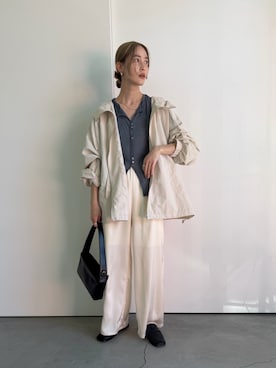 「select MOCA（セレクトモカ）のアイテム（パンツ）」を使った、asamiさん（レディース・163cm）の冬コーディネート