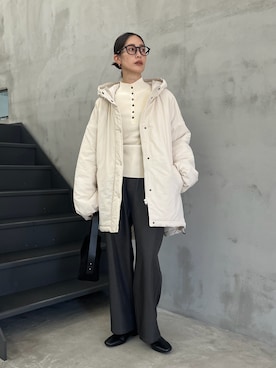 「select MOCA（セレクトモカ）のアイテム（ジャケット/アウター）」を使った、asamiさん（レディース・163cm）の秋コーディネート