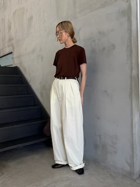 「select MOCA Et（セレクトモカエト）のアイテム」を使った、asamiさん（レディース・163cm）の夏コーディネート