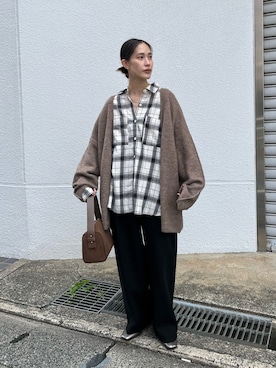 「select MOCA（セレクトモカ）のアイテム（シャツ/ブラウス）」を使った、asamiさん（レディース・163cm）の秋コーディネート