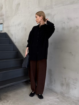 「select MOCA by son（セレクトモカバイソン）のアイテム」を使った、asamiさん（レディース・163cm）の秋コーディネート