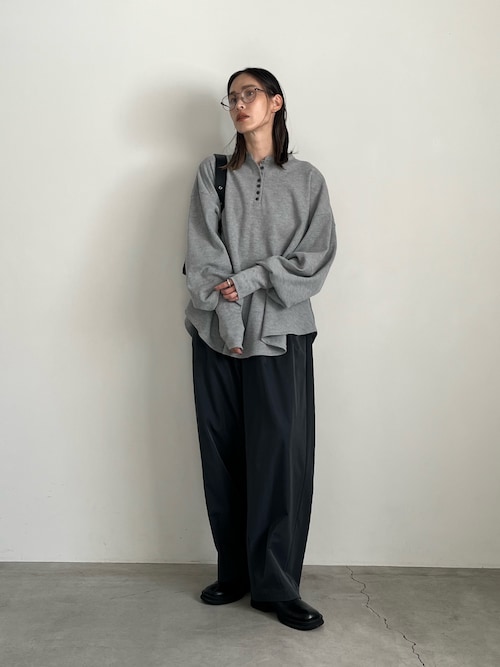 サーマルヘンリーネックビッグロンT（Tシャツ/カットソー）｜select