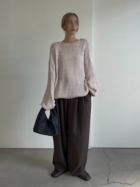 「select MOCA by son（セレクトモカバイソン）のアイテム」を使った、asamiさん（レディース・163cm）の秋コーディネート