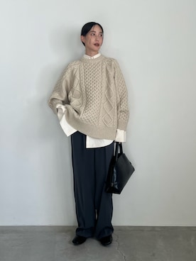 「select MOCA（セレクトモカ）のアイテム（ブーツ）」を使った、asamiさん（レディース・163cm）の秋コーディネート