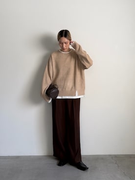 「select MOCA（セレクトモカ）のアイテム（バッグ）」を使った、asamiさん（レディース・163cm）の秋コーディネート