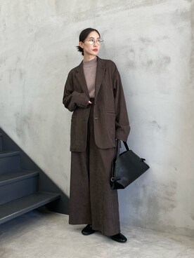 「select MOCA（セレクトモカ）のアイテム（ブーツ）」を使った、asamiさん（レディース・163cm）の秋コーディネート