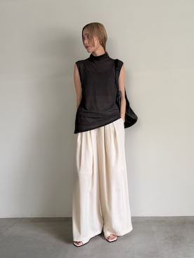 「select MOCA Et（セレクトモカエト）のアイテム」を使った、asamiさん（レディース・163cm）の夏コーディネート