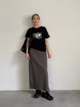「select MOCA（セレクトモカ）のアイテム」を使った、asamiさん（レディース・163cm）の夏コーディネート