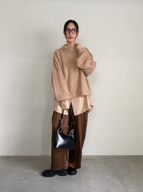 フェイクレザーミニホーボーバッグ（ハンドバッグ）｜select MOCA