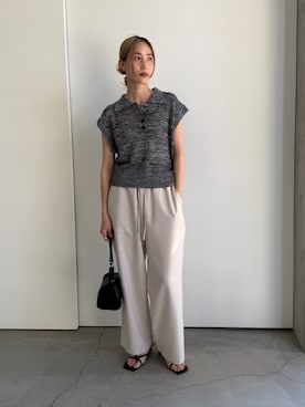 「select MOCA（セレクトモカ）のアイテム（パンツ）」を使った、asamiさん（レディース・163cm）の春コーディネート