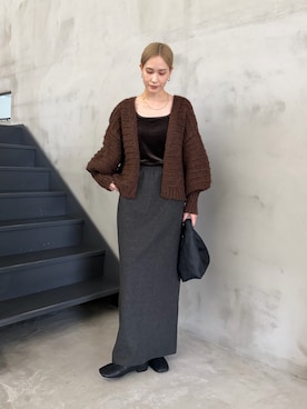 「select MOCA by son（セレクトモカバイソン）のアイテム」を使った、asamiさん（レディース・163cm）の秋コーディネート