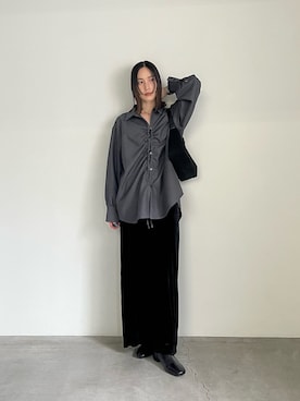 「select MOCA（セレクトモカ）のアイテム（シャツ/ブラウス）」を使った、asamiさん（レディース・163cm）の秋コーディネート