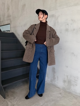 「select MOCA Et（セレクトモカエト）のアイテム」を使った、asamiさん（レディース・163cm）の冬コーディネート