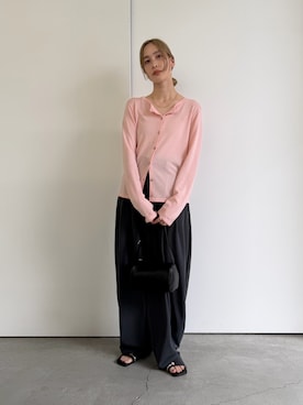 「select MOCA（セレクトモカ）のアイテム（パンツ）」を使った、asamiさん（レディース・163cm）の春コーディネート