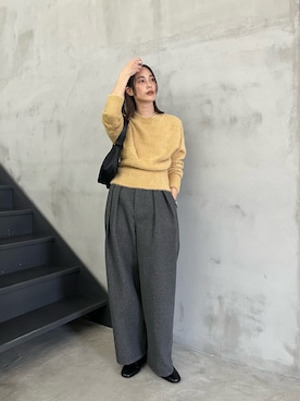 「select MOCA（セレクトモカ）のアイテム（ブーツ）」を使った、asamiさん（レディース・163cm）の秋コーディネート