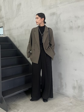 asamiさん（骨格ナチュラル・レディース・163cm）の秋コーディネート