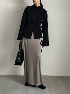 「select MOCA（セレクトモカ）のアイテム（ブーツ）」を使った、asamiさん（レディース・163cm）の秋コーディネート