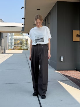 「select MOCA（セレクトモカ）のアイテム（パンツ）」を使った、asamiさん（レディース・163cm）の春コーディネート