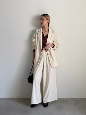 「select MOCA Et（セレクトモカエト）のアイテム」を使った、asamiさん（レディース・163cm）の秋コーディネート