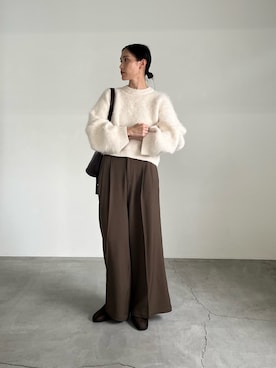 「select MOCA（セレクトモカ）のアイテム（ブーツ）」を使った、asamiさん（レディース・163cm）の秋コーディネート