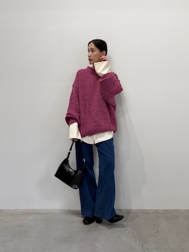 「select MOCA Et（セレクトモカエト）のアイテム」を使った、asamiさん（レディース・163cm）の冬コーディネート