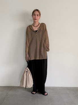 「select MOCA（セレクトモカ）のアイテム（スラックス）」を使った、asamiさん（レディース・163cm）の春コーディネート