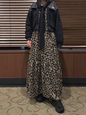 「厚底ブーツ」｜「アイテム（スニーカー）」を使った、wakaba03さん（レディース・156cm）の秋コーディネート