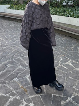 「hellam（へラム）のアイテム」を使った、wakaba03さん（レディース・156cm）の冬コーディネート