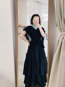 「LA BELLE ETUDE（ラベルエチュード）のアイテム（シャツ/ブラウス）」を使った、kicchanさん（レディース・148cm）の夏コーディネート