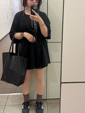 「A.P.C.（アーペーセー）のアイテム（バッグ）」を使った、bibi21さん（レディース・157cm）の春コーディネート