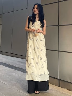 「アイテム（ワンピース）」を使った、STYLEMIXER_officialさん（レディース・172cm）の春コーディネート
