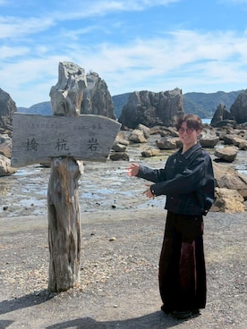 「HARE（ハレ）のアイテム（デニムジャケット）」を使った、masato7wear1205さん（メンズ・170cm）の春コーディネート